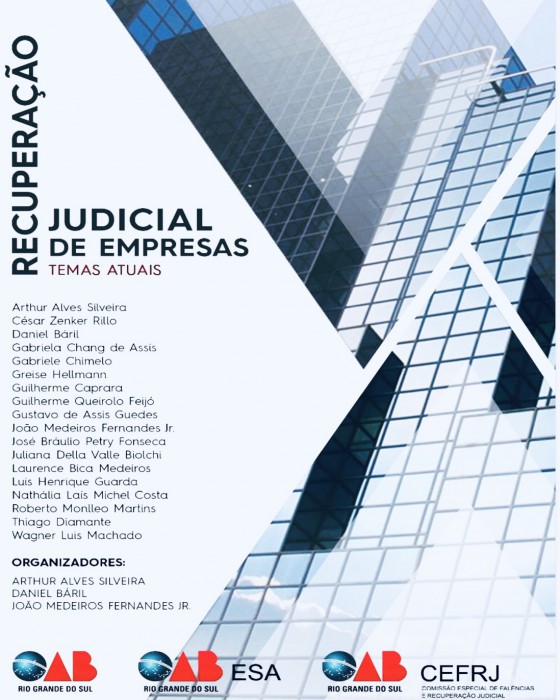 OAB/RS lança e-book gratuito sobre temas atuais de recuperação judicial de empresas